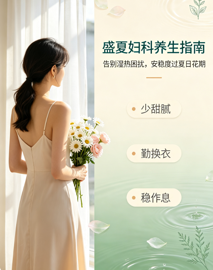 盛夏妇科养生指南：告别湿热困扰，安稳度过夏日花期